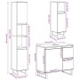 Set muebles de baño 2 piezas madera contrachapada gris hormigón von , Badezimmermöbel - Ref: Foro24-3324957, Preis: 193,48 €,...