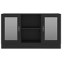 Vitrina de madera contrachapada negro 120x30,5x70 cm de vidaXL, Aparadores - Ref: Foro24-802787, Precio: 100,47 €, Descuento: %