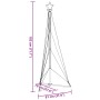 LED para árbol de Navidad 363 LEDs blanco frío 182 cm de , Arboles de navidad - Ref: Foro24-3307644, Precio: 28,29 €