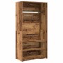 Armario de madera ingeniería envejecida 100x50x200 cm by , Wardrobes - Ref: Foro24-3318624, Price: 170,43 €, Discount: %