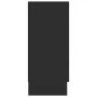 Vitrina de madera contrachapada negro 120x30,5x70 cm de vidaXL, Aparadores - Ref: Foro24-802787, Precio: 99,33 €, Descuento: %