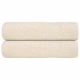 Toallas de ducha 2 uds 100% algodón crema 70x140 cm 360 gsm von , Handtücher - Ref: Foro24-137001, Preis: 27,59 €, Rabatt: %