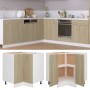 Sonoma Eiche Holzwerkstoff-Eckschrank Sonoma von vidaXL, Küchenschränke - Ref: Foro24-802492, Preis: 104,25 €, Rabatt: %