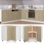 Sonoma Eiche Holzwerkstoff-Eckschrank Sonoma von vidaXL, Küchenschränke - Ref: Foro24-802492, Preis: 103,39 €, Rabatt: %