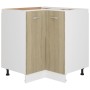 Sonoma Eiche Holzwerkstoff-Eckschrank Sonoma von vidaXL, Küchenschränke - Ref: Foro24-802492, Preis: 104,25 €, Rabatt: %