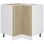 Sonoma Eiche Holzwerkstoff-Eckschrank Sonoma von vidaXL, Küchenschränke - Ref: Foro24-802492, Preis: 103,39 €, Rabatt: %