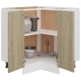 Sonoma Eiche Holzwerkstoff-Eckschrank Sonoma von vidaXL, Küchenschränke - Ref: Foro24-802492, Preis: 104,25 €, Rabatt: %