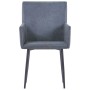 Sillas comedor reposabrazos 2 uds cuero ante sintética gris von , Essstühle - Ref: Foro24-282058, Preis: 197,13 €, Rabatt: %