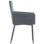 Sillas comedor reposabrazos 2 uds cuero ante sintética gris von , Essstühle - Ref: Foro24-282058, Preis: 197,13 €, Rabatt: %