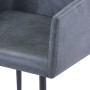 Sillas comedor reposabrazos 2 uds cuero ante sintética gris von , Essstühle - Ref: Foro24-282058, Preis: 197,13 €, Rabatt: %