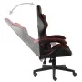 Black and red synthetic leather gaming chair by vidaXL, Office chairs - Ref: Foro24-20525, Price: 130,21 €, Discount: %