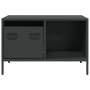 Mesa de centro acero laminado en frío negro 68,5x50x43,5 cm by , Coffee table - Ref: Foro24-851280, Price: 69,01 €, Discount: %