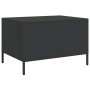 Mesa de centro acero laminado en frío negro 68,5x50x43,5 cm by , Coffee table - Ref: Foro24-851280, Price: 69,01 €, Discount: %