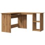 Escritorio de esquina madera contrachapada 120x140x75 cm de , Escritorios - Ref: Foro24-855901, Precio: 134,95 €, Descuento: %