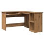 Escritorio de esquina madera contrachapada 120x140x75 cm de , Escritorios - Ref: Foro24-855901, Precio: 134,95 €, Descuento: %