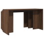 Mesas apilables 3 pzas madera contrachapada color roble marrón by , Side tables - Ref: Foro24-858539, Price: 63,32 €, Discoun...