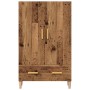 Aparador de madera de ingeniería madera vieja 70x31x115 cm by , Sideboards - Ref: Foro24-856914, Price: 106,23 €, Discount: %