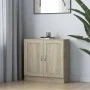Armario libros madera contrachapada color roble 82,5x30,5x80 cm de vidaXL, Librerías y estanterías - Ref: Foro24-802708, Prec...