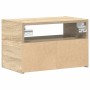 Mesitas de noche de pared 2 unidades roble sonoma 45x26x28,5 cm by , Nightstands - Ref: Foro24-858601, Price: 69,27 €, Discou...