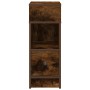 Mesilla de noche con cajón roble ahumado 25x31x66 cm by , Nightstands - Ref: Foro24-858622, Price: 48,11 €, Discount: %