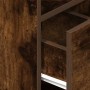 Mesilla de noche con cajón roble ahumado 25x31x66 cm by , Nightstands - Ref: Foro24-858622, Price: 48,11 €, Discount: %