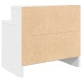 Mesillas de noche con cajón 2 uds blanco 51x31x47 cm by , Nightstands - Ref: Foro24-858669, Price: 66,24 €, Discount: %