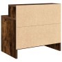 Mesilla de noche con cajón roble ahumado 51x31x47 cm by , Nightstands - Ref: Foro24-858676, Price: 39,25 €, Discount: %