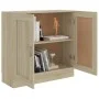 Armario libros madera contrachapada color roble 82,5x30,5x80 cm de vidaXL, Librerías y estanterías - Ref: Foro24-802708, Prec...