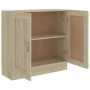 Armario libros madera contrachapada color roble 82,5x30,5x80 cm de vidaXL, Librerías y estanterías - Ref: Foro24-802708, Prec...
