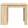 Escritorio con cajón estante madera contrachapada roble sonoma by , Kitchen and dining tables - Ref: Foro24-858688, Price: 89...
