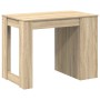 Escritorio con cajón estante madera contrachapada roble sonoma by , Kitchen and dining tables - Ref: Foro24-858688, Price: 89...