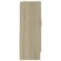 Armario libros madera contrachapada color roble 82,5x30,5x80 cm de vidaXL, Librerías y estanterías - Ref: Foro24-802708, Prec...