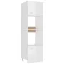 Armario de microondas madera ingeniería blanco brillo de vidaXL, Armarios de cocina - Ref: Foro24-802551, Precio: 256,41 €, D...