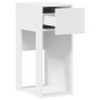 Torre de ordenador con cajón blanco 30x44x74 cm by , Desks - Ref: Foro24-858731, Price: 58,66 €, Discount: %