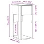 Torre de ordenador con cajón blanco 30x44x74 cm by , Desks - Ref: Foro24-858731, Price: 58,66 €, Discount: %
