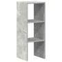 Librería apilable madera contrachapada gris cemento 30x30x80 cm by , Lockers and storage cabinets - Ref: Foro24-858809, Price...
