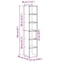 Librerías 2 uds madera contrachapada apilable sonoma gris by , Lockers and storage cabinets - Ref: Foro24-858814, Price: 61,3...