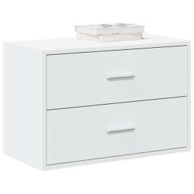 Armario con 2 cajones blanco 60x31x40 cm madera de ingeniería von , Schubladen - Ref: Foro24-858821, Preis: 78,42 €, Rabatt: %