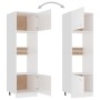 Glossy white engineered wood microwave cabinet by vidaXL, Kitchen cabinets - Ref: Foro24-802551, Price: 260,51 €, Discount: %