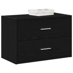 Armario con 2 cajones roble negro 60x31x40 cm madera ingeniería von , Schubladen - Ref: Foro24-858823, Preis: 67,03 €, Rabatt: %