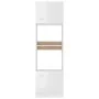 Armario de microondas madera ingeniería blanco brillo de vidaXL, Armarios de cocina - Ref: Foro24-802551, Precio: 256,41 €, D...