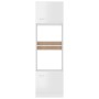 Glossy white engineered wood microwave cabinet by vidaXL, Kitchen cabinets - Ref: Foro24-802551, Price: 260,51 €, Discount: %