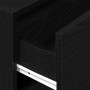 Armario con 2 cajones roble negro 60x31x40 cm madera ingeniería de , Cajoneras - Ref: Foro24-858823, Precio: 69,35 €, Descuen...