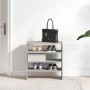 Zapateros 2 uds apilables gris sonoma 60x30x30,5 cm by , Shoe racks and shoe organizers - Ref: Foro24-858868, Price: 45,92 €,...