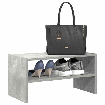 Zapatero apilable gris hormigón 60x30x30,5 cm de , Zapateros y organizadores de calzado - Ref: Foro24-858863, Precio: 35,59 €...