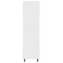 Glossy white engineered wood microwave cabinet by vidaXL, Kitchen cabinets - Ref: Foro24-802551, Price: 260,51 €, Discount: %