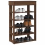 Mueble zapatero madera de ingeniería marrón roble 60x30x98 cm by , Shoe racks and shoe organizers - Ref: Foro24-859929, Price...