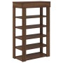 Mueble zapatero madera de ingeniería marrón roble 60x30x98 cm by , Shoe racks and shoe organizers - Ref: Foro24-859929, Price...