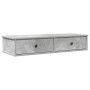 Estante de pared con cajones madera contrachapada gris hormigón de , Estantes y estanterías - Ref: Foro24-859962, Precio: 65,...