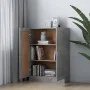 Concrete gray plywood book cabinet 82.5x30.5x11 cm by vidaXL, Bookcases and shelves - Ref: Foro24-802718, Price: 70,47 €, Dis...